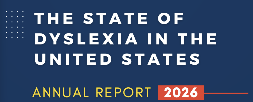 Banner for The State of Dyslexia 2026 Annual Report